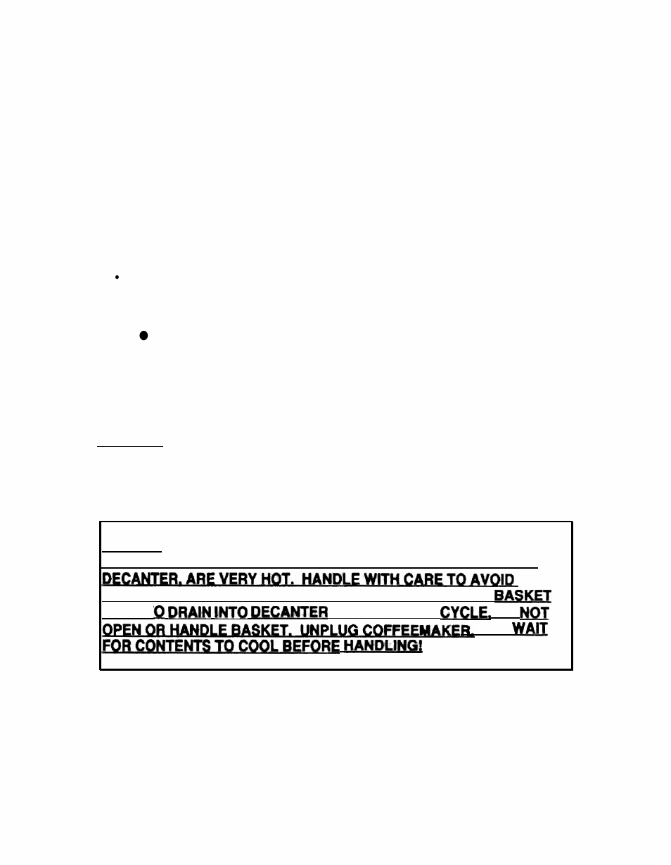 Special cord set instructions | Mr. Coffee BL4 User Manual | Page 3 / 8