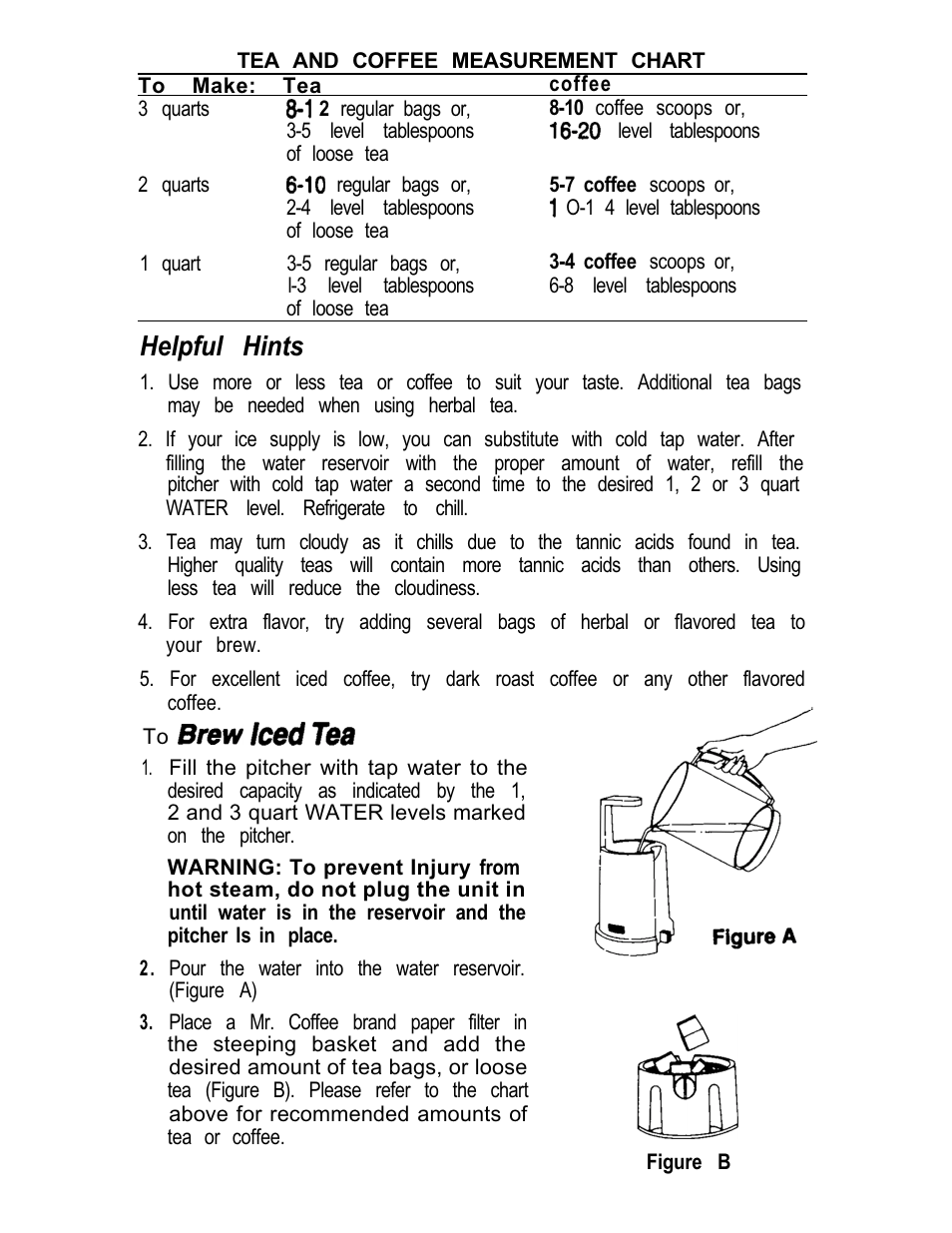 Helpful hints | Mr. Coffee TM3 User Manual | Page 6 / 12