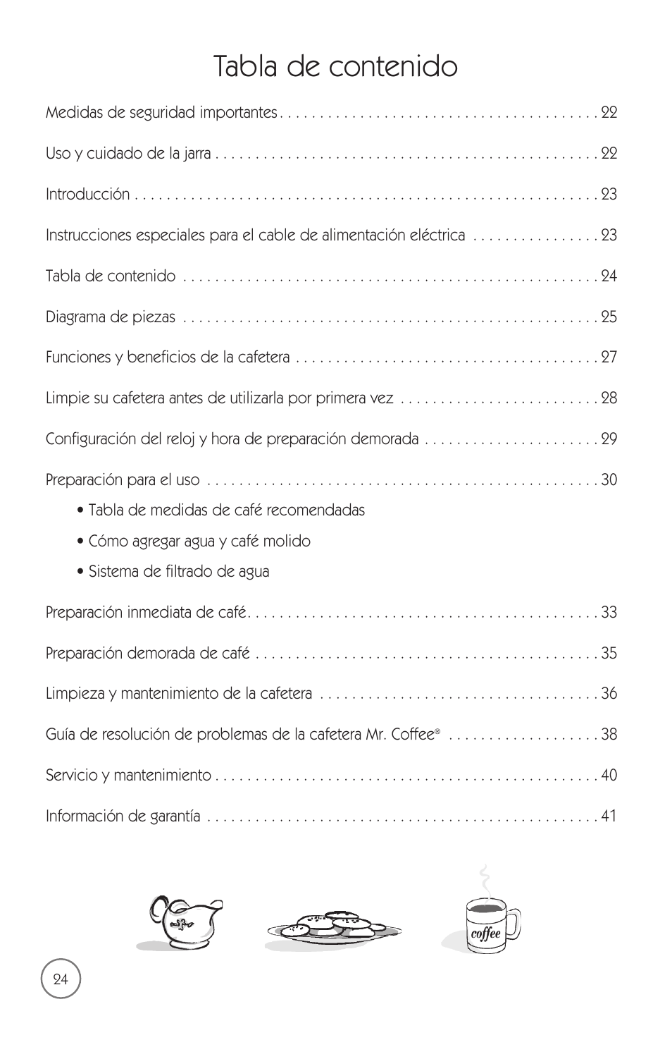 Mr. Coffee mrx35 User Manual | Page 25 / 44