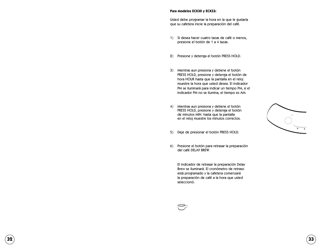 Mr. Coffee EC Series User Manual | Page 33 / 44