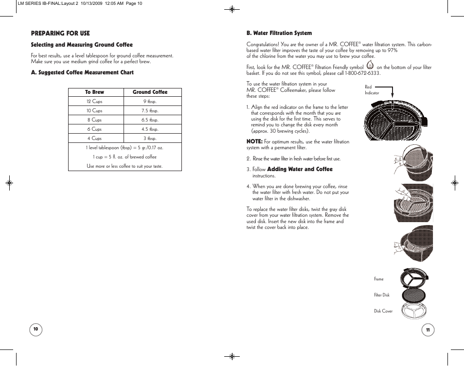 Mr. Coffee SPR-101006 User Manual | Page 6 / 22