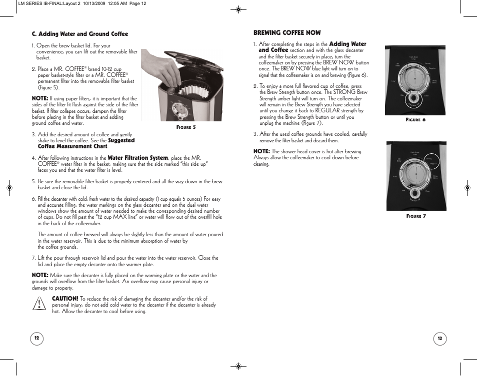 Mr. Coffee SPR-101006 User Manual | Page 7 / 22