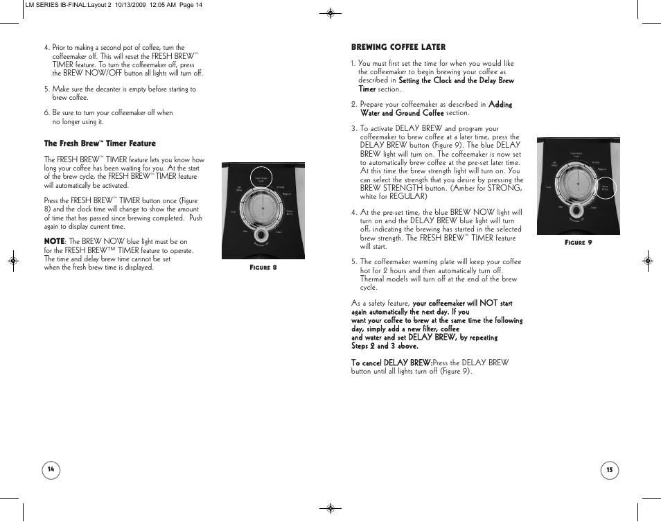 Mr. Coffee SPR-101006 User Manual | Page 8 / 22