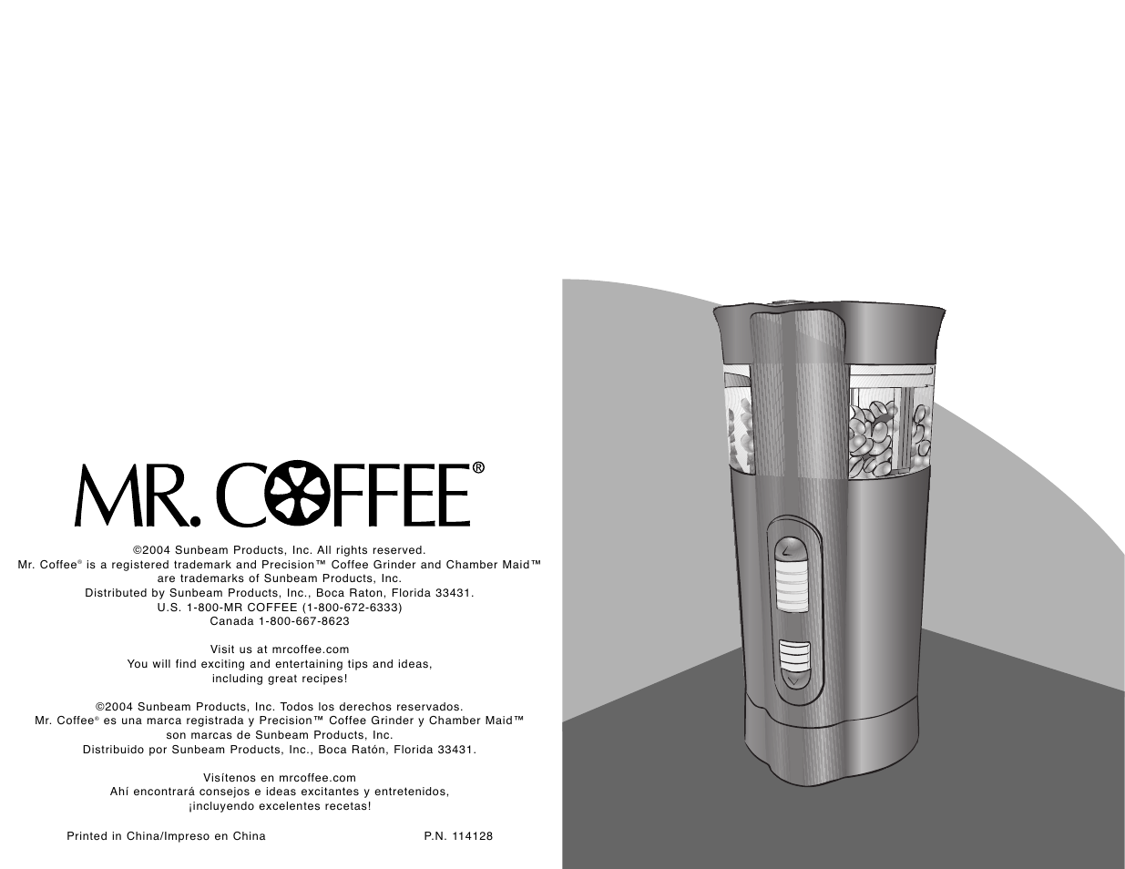 Mr. Coffee ID575 User Manual | 12 pages