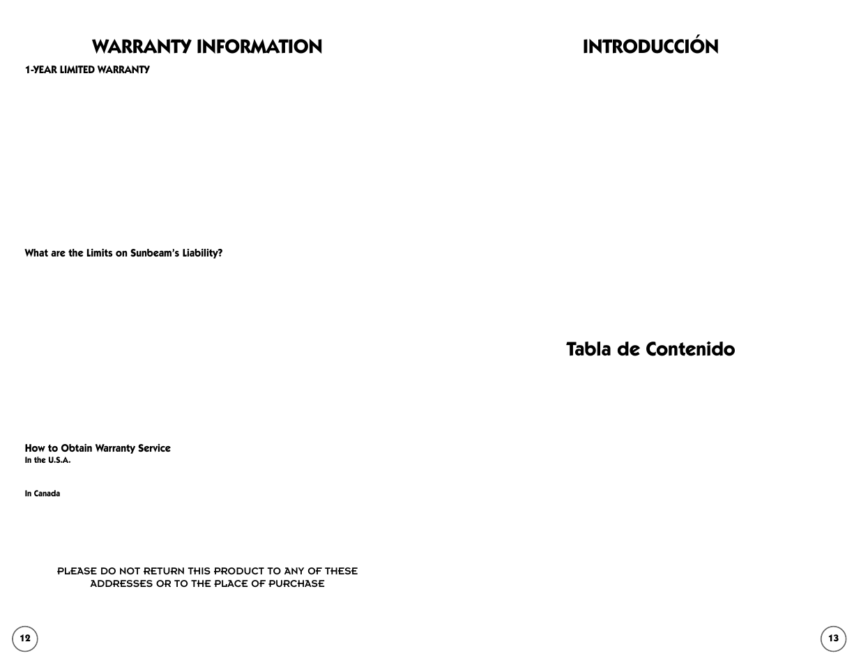 Mr. Coffee ID575 User Manual | Page 12 / 12