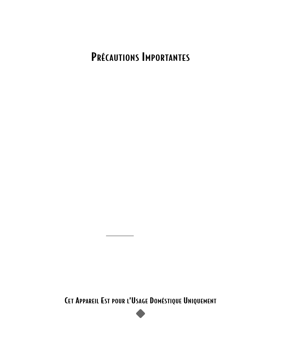 Récautions, Mportantes | Mr. Coffee NLS12  EU User Manual | Page 12 / 32