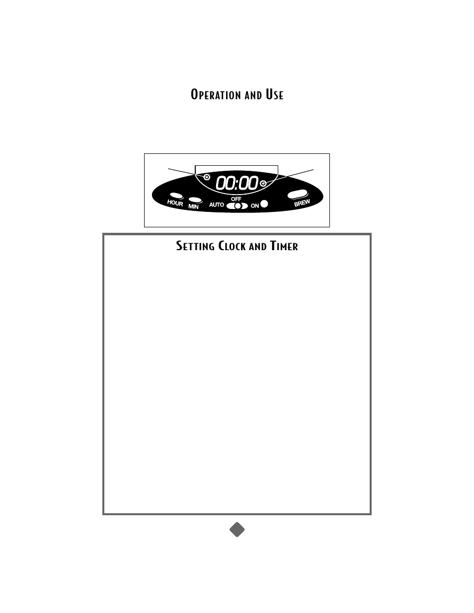 Peration and, Se b | Mr. Coffee NLS12  EU User Manual | Page 5 / 32