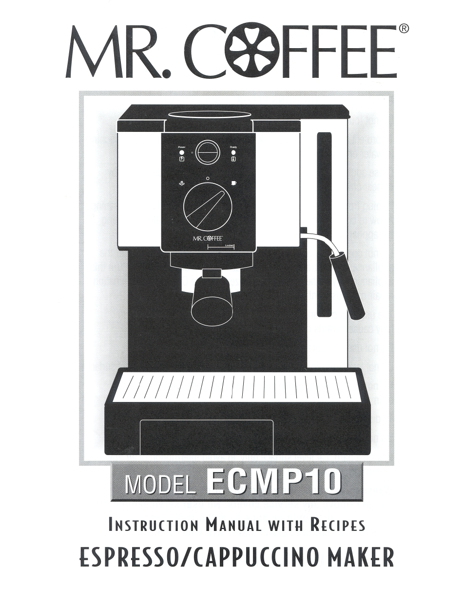 Mr. Coffee ECMP10 User Manual | 16 pages