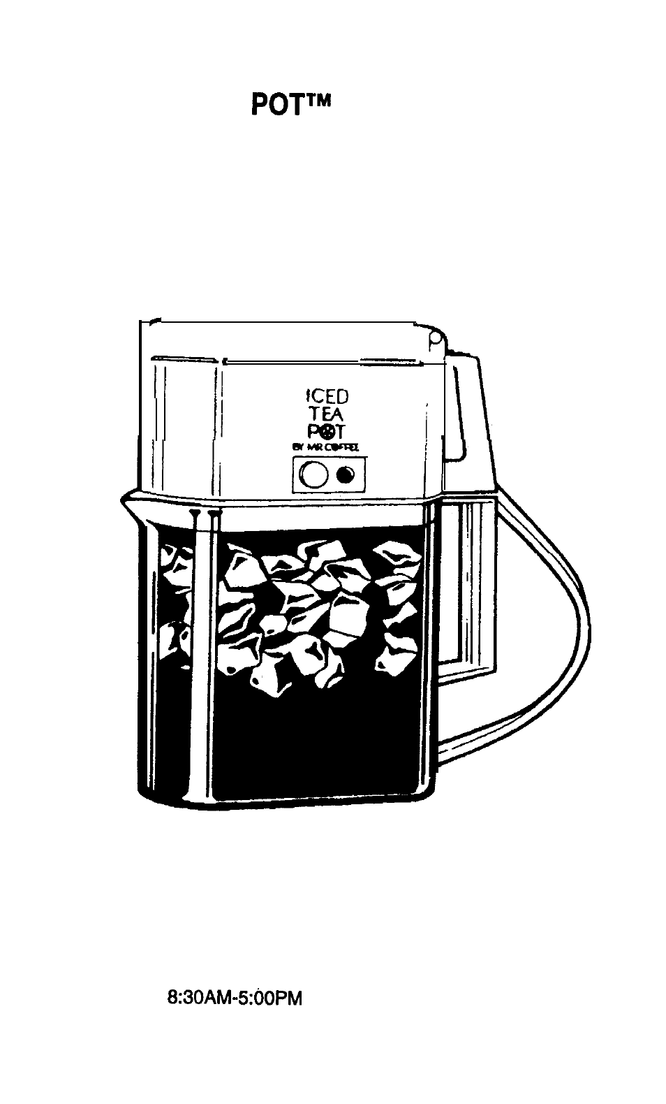 Mr. Coffee TM4 User Manual | 12 pages
