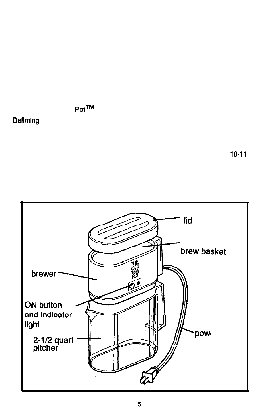 Mr. Coffee TM4 User Manual | Page 5 / 12