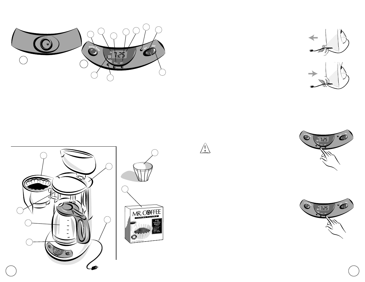 Mr. Coffee PL Series User Manual | Page 6 / 36