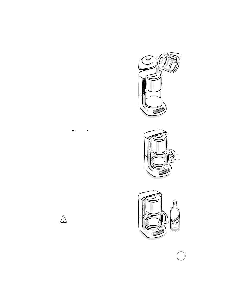 Cleaning the decanter | Mr. Coffee AR12 User Manual | Page 15 / 36