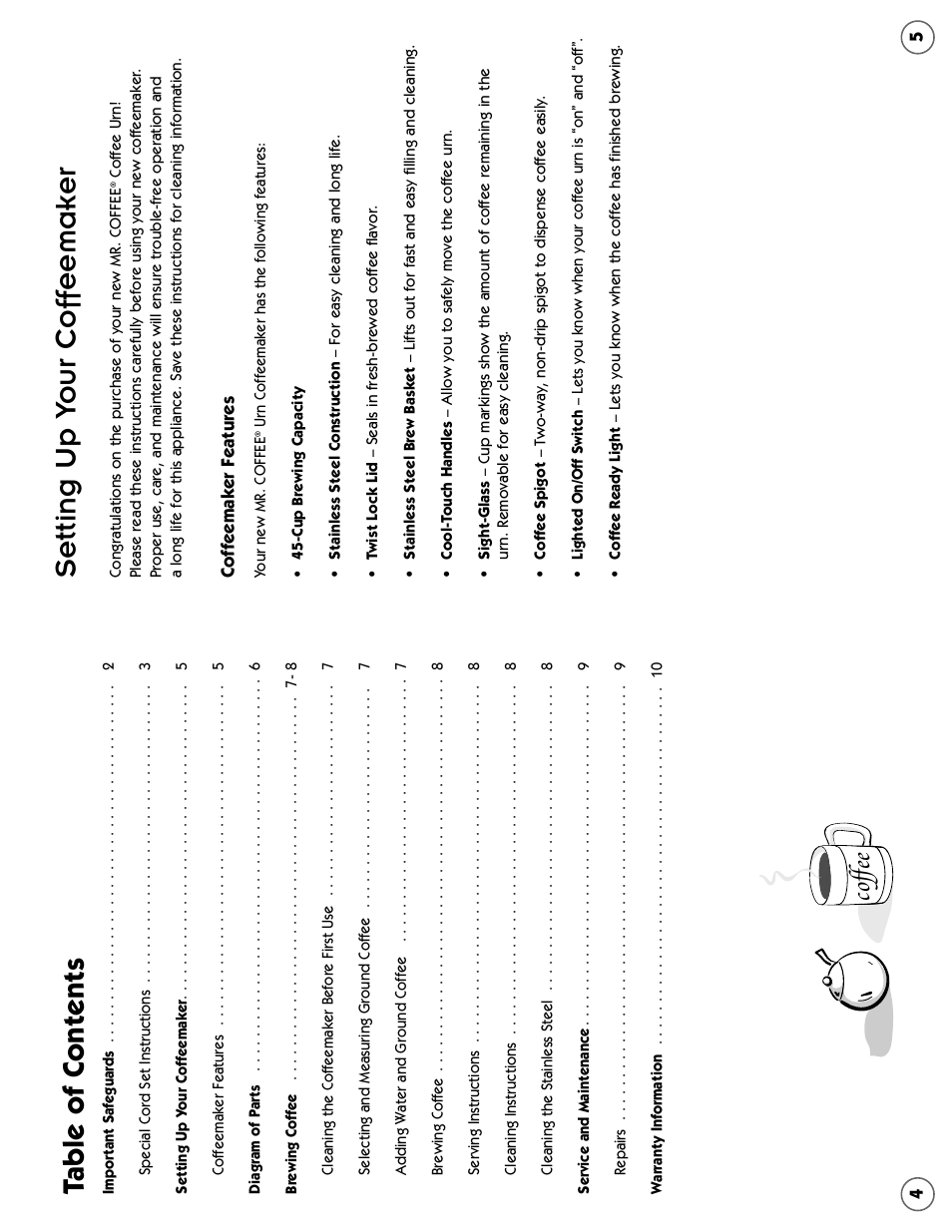 Mr. Coffee CBTU45 User Manual | Page 3 / 10