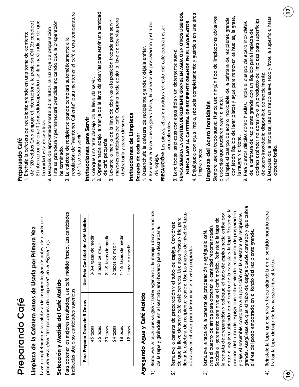 Pr eparando café | Mr. Coffee CBTU45 User Manual | Page 9 / 10