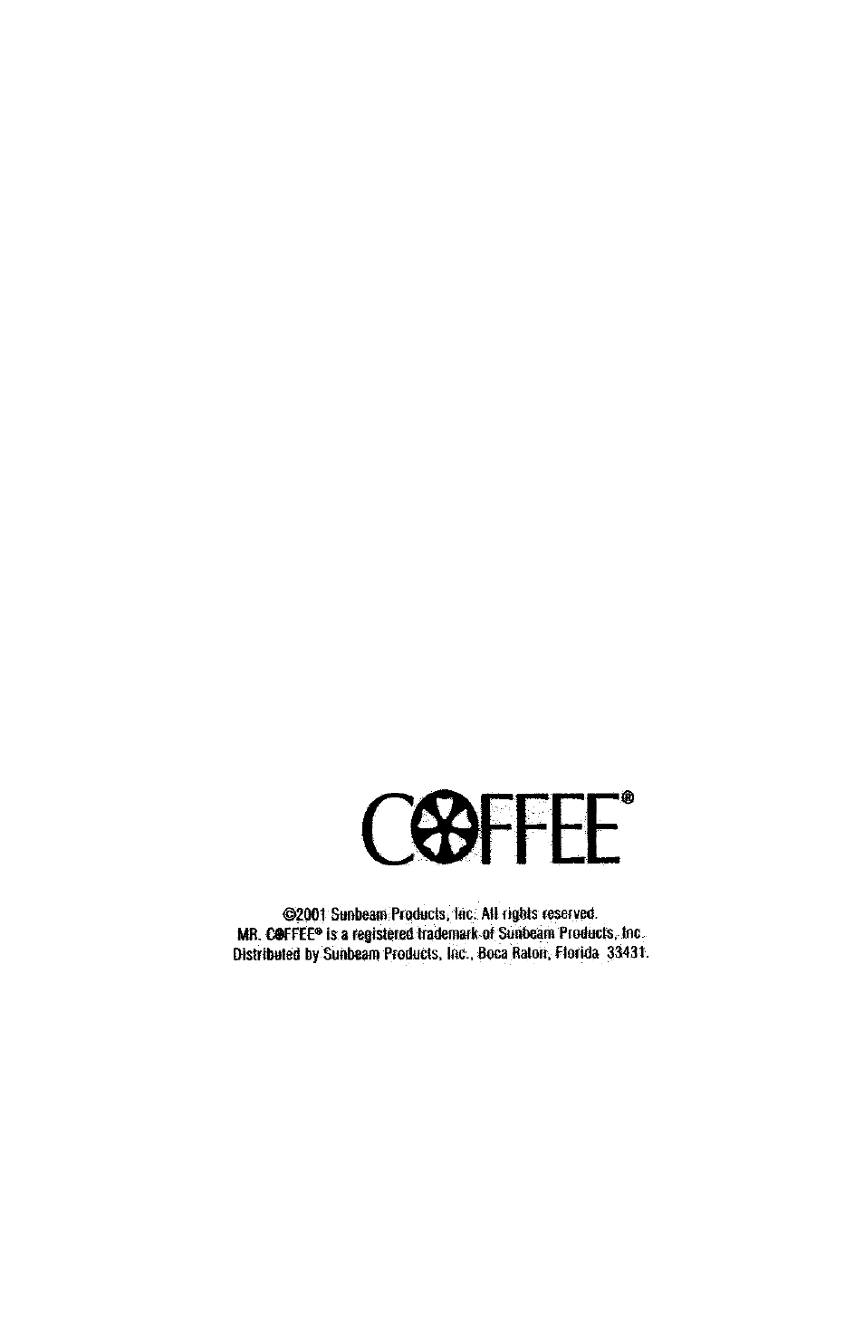 Mr. Coffee NL5 Black User Manual | Page 10 / 10