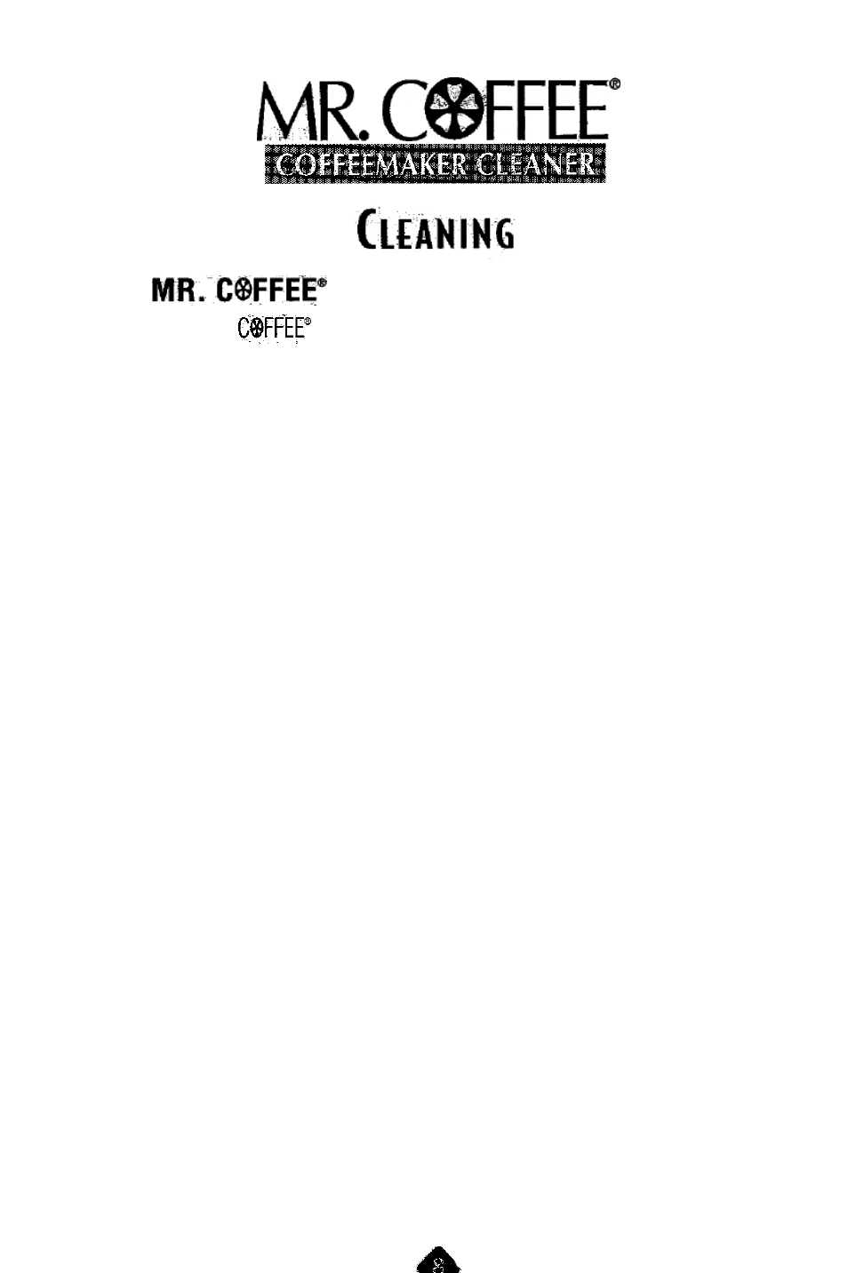 Mr. Coffee NL5 Black User Manual | Page 8 / 10