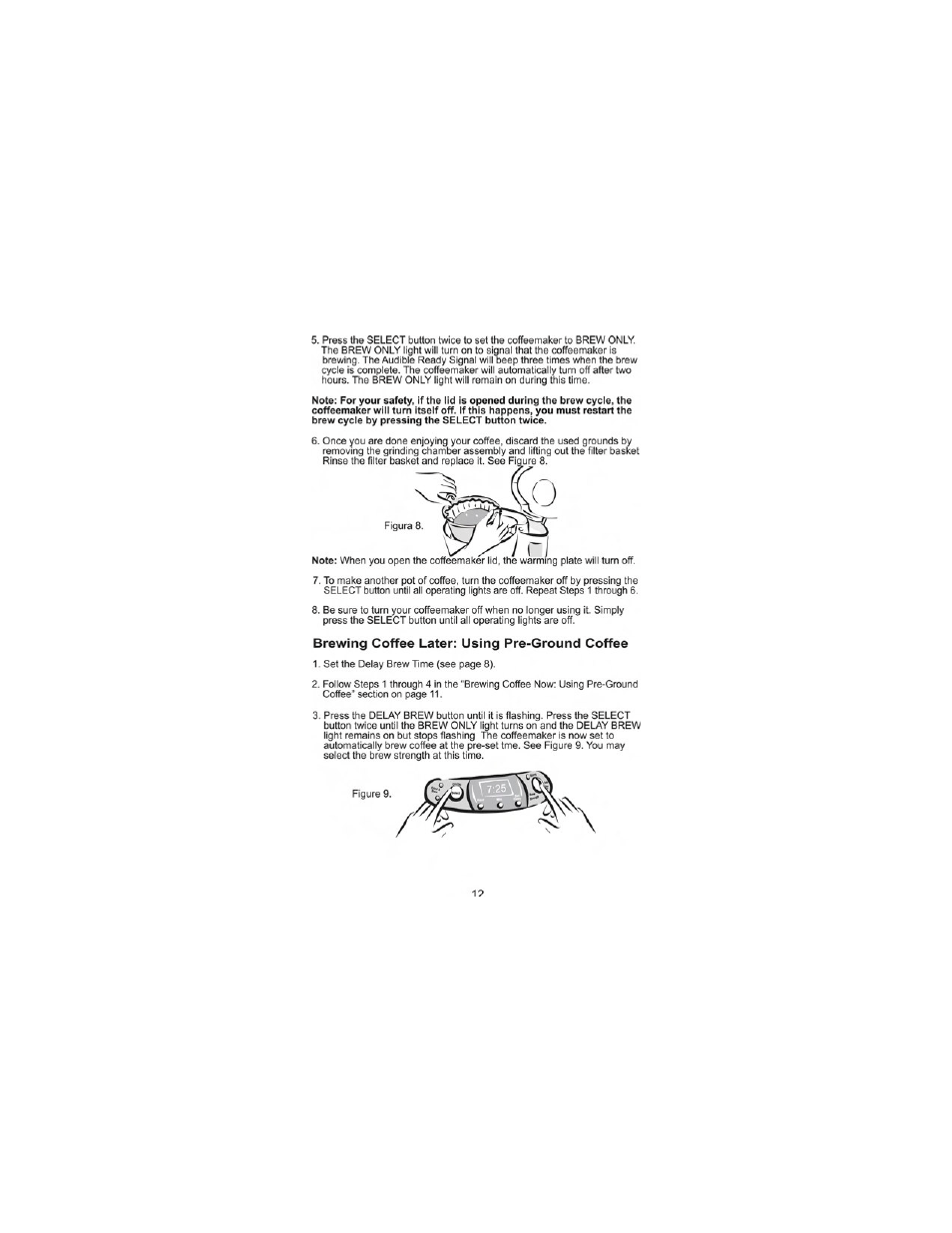 Mr. Coffee GB Series User Manual | Page 13 / 38