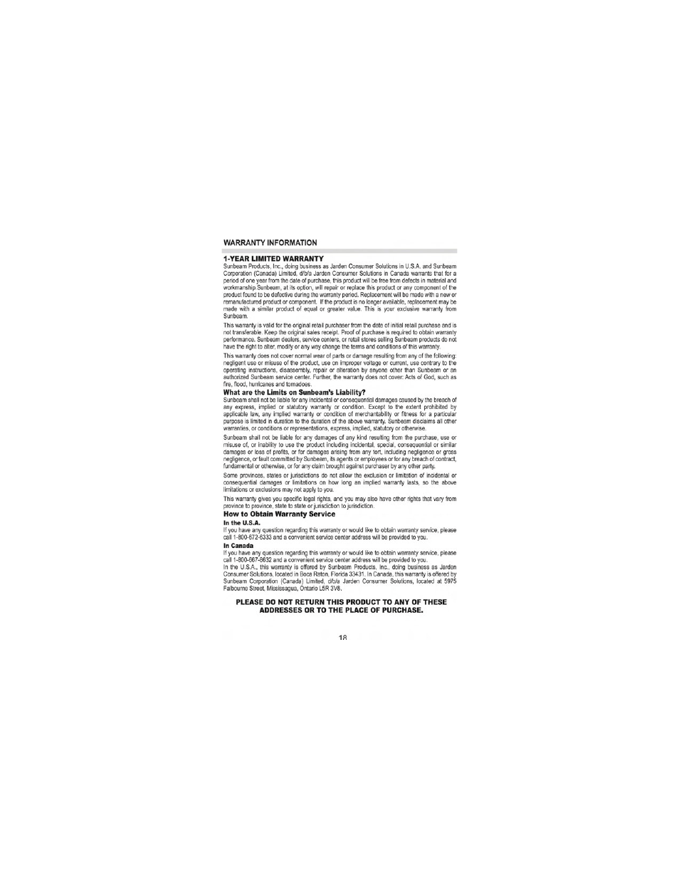 Mr. Coffee GB Series User Manual | Page 19 / 38
