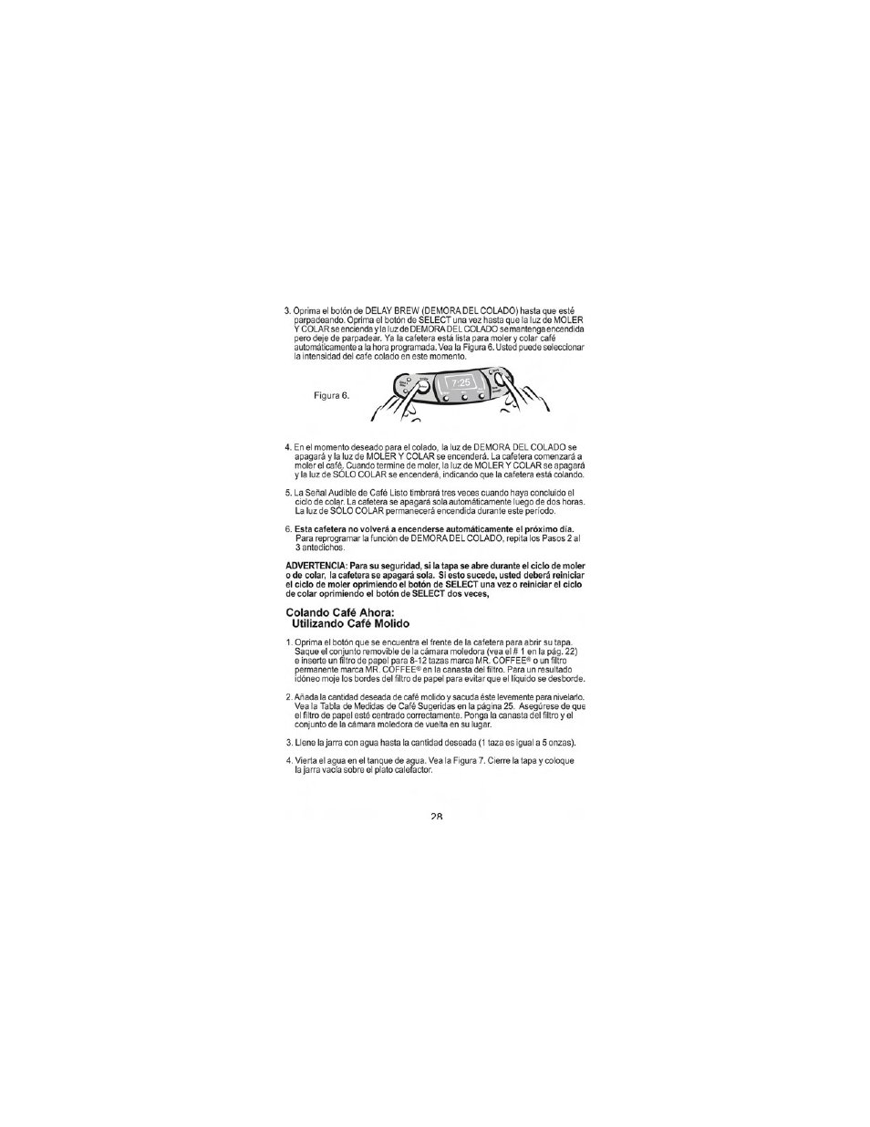 Mr. Coffee GB Series User Manual | Page 29 / 38