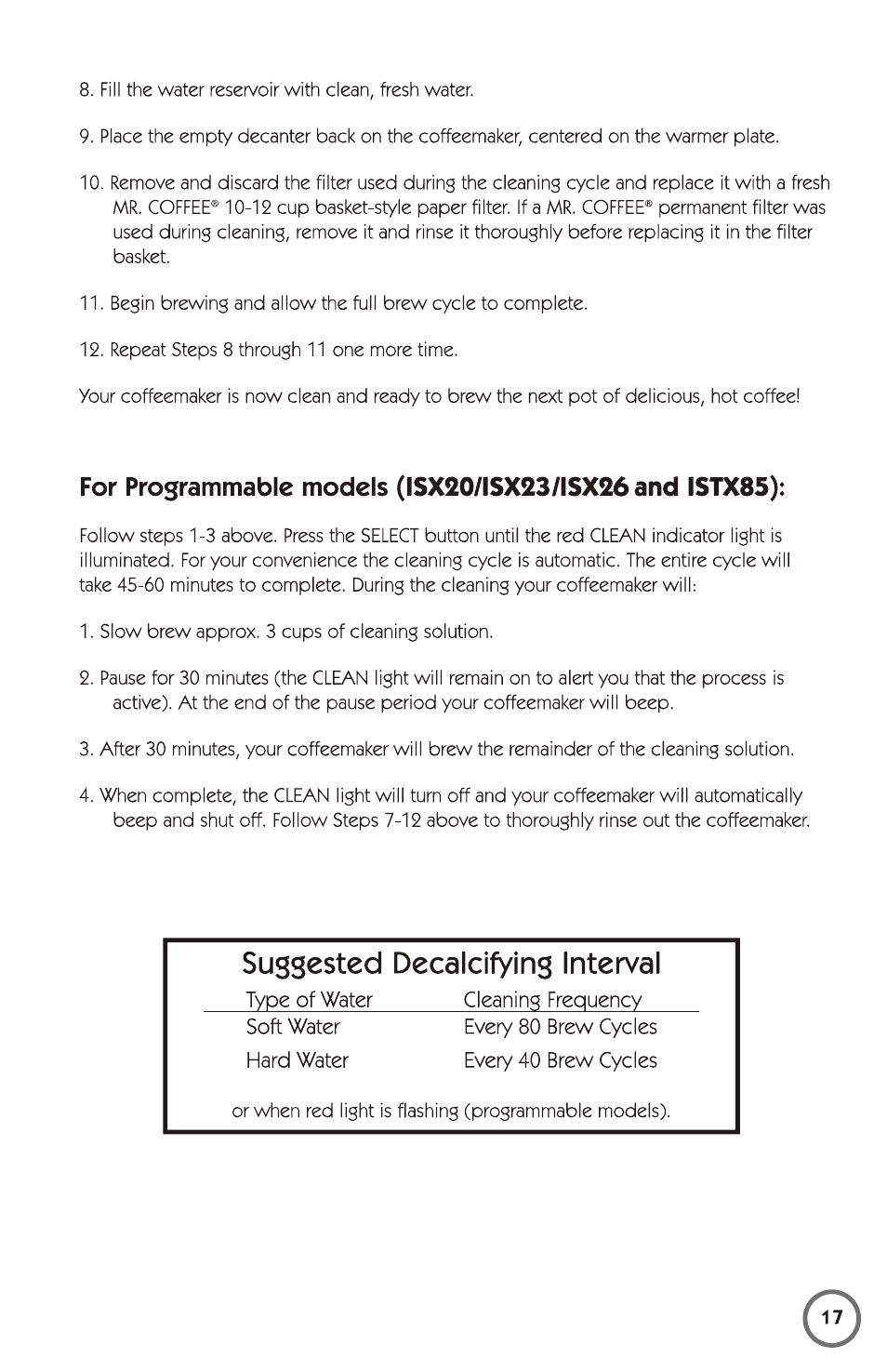 Mr. Coffee 115949 User Manual | Page 17 / 44