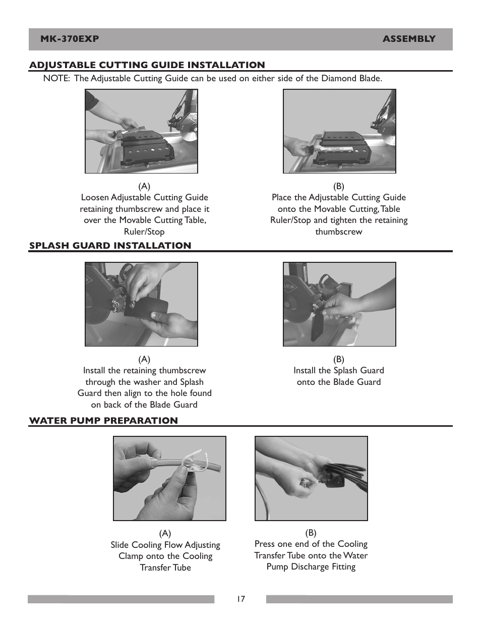 MK Diamond Products MK-370EXP User Manual | Page 17 / 49