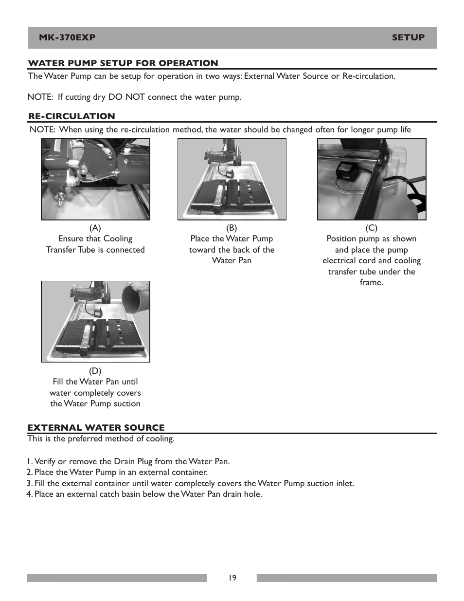 MK Diamond Products MK-370EXP User Manual | Page 19 / 49
