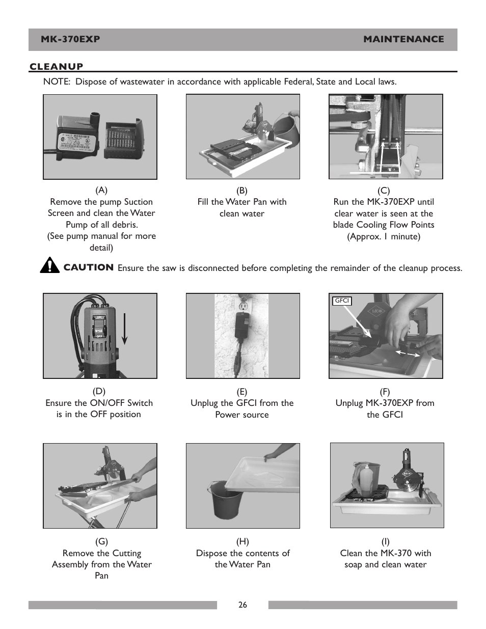 MK Diamond Products MK-370EXP User Manual | Page 26 / 49
