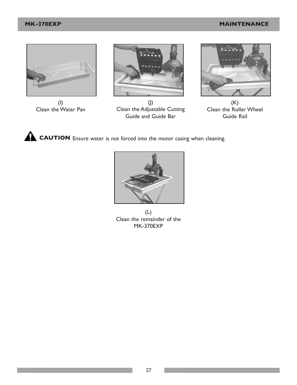 MK Diamond Products MK-370EXP User Manual | Page 27 / 49