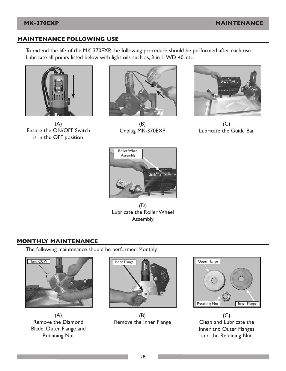 MK Diamond Products MK-370EXP User Manual | Page 28 / 49
