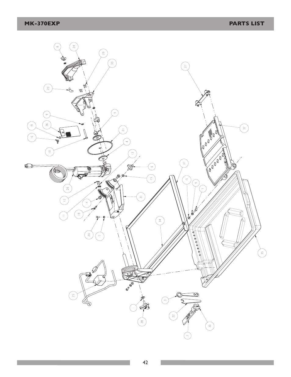 MK Diamond Products MK-370EXP User Manual | Page 42 / 49