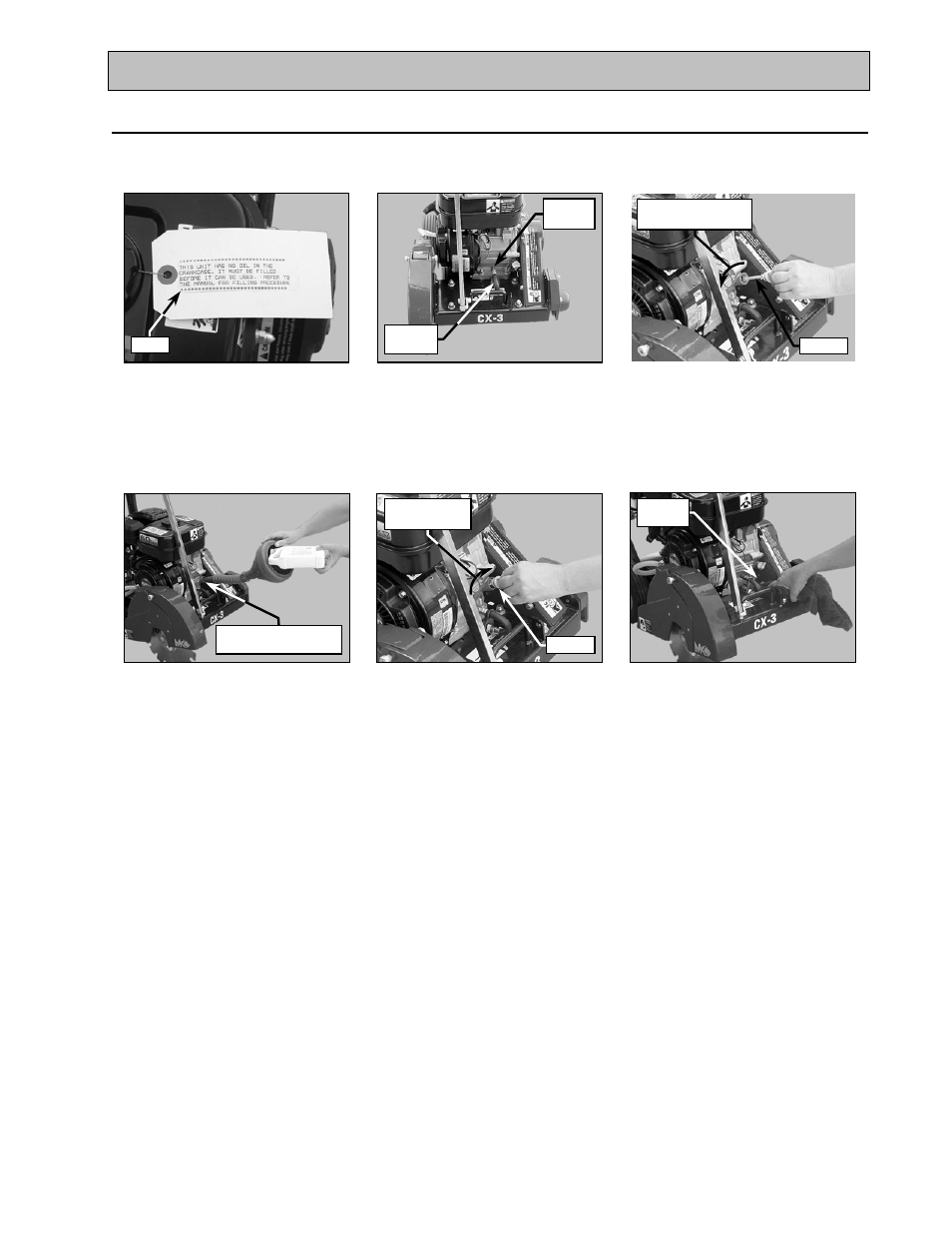 Unpacking, transport and assembly, Filling oil reservoir | MK Diamond Products MK CX-3 User Manual | Page 13 / 45