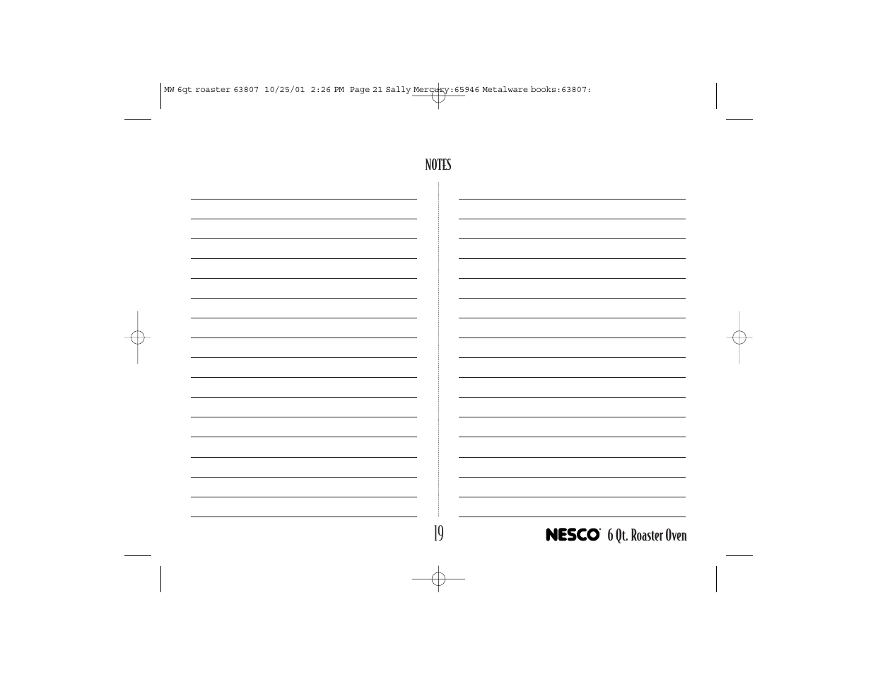 Nesco 6-QT User Manual | Page 21 / 24