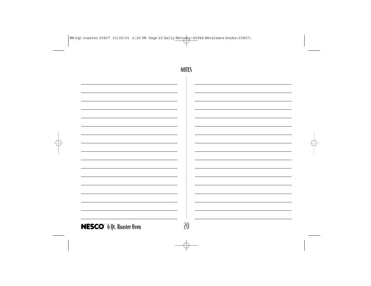 Nesco 6-QT User Manual | Page 22 / 24
