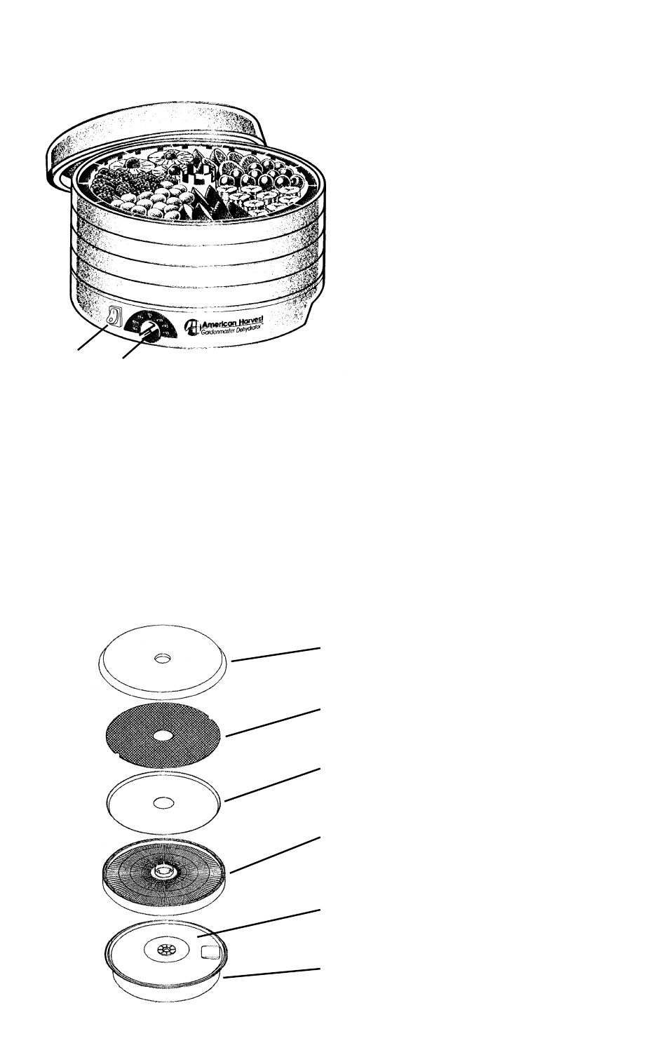 Assembling your nesco, American harvest, Gardenmaster | Nesco Food Dehydrator User Manual | Page 8 / 54