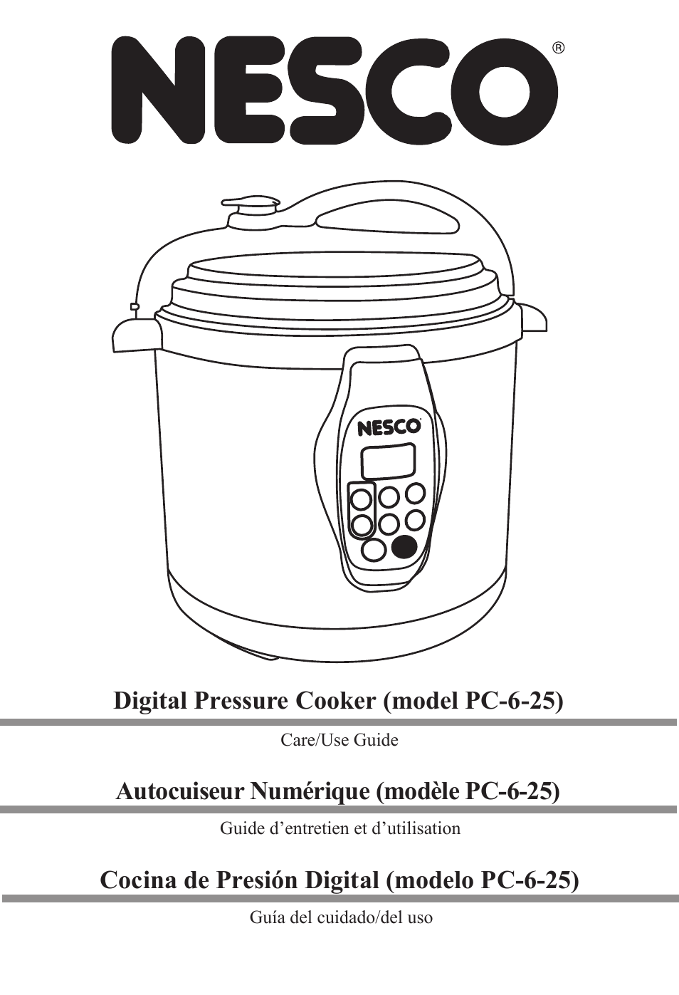 Nesco PC-6-25 User Manual | 52 pages