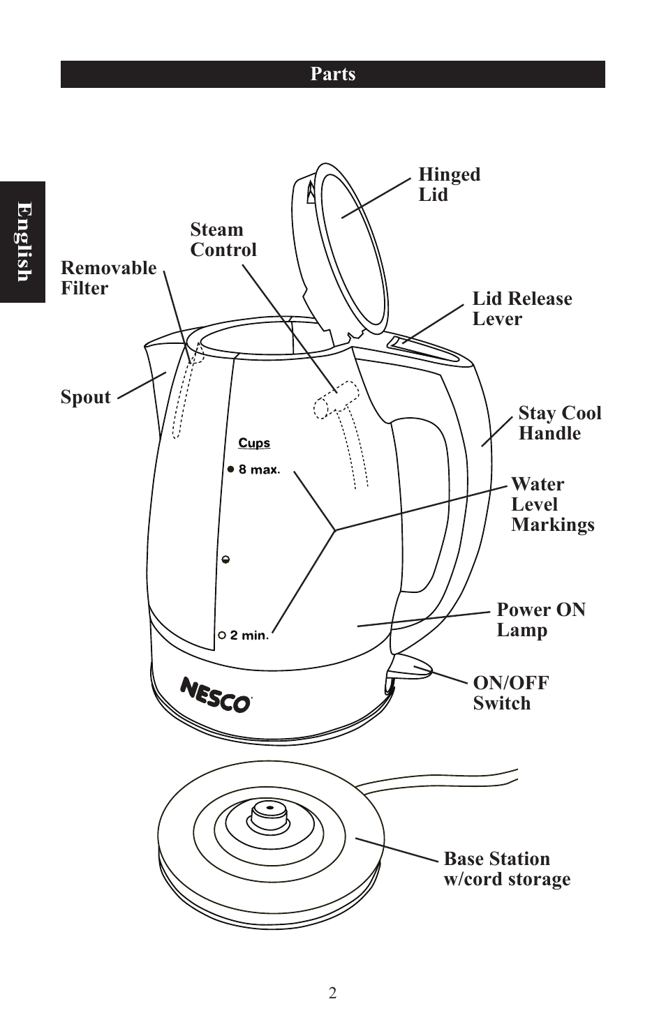 Nesco WK-64 User Manual | Page 4 / 20