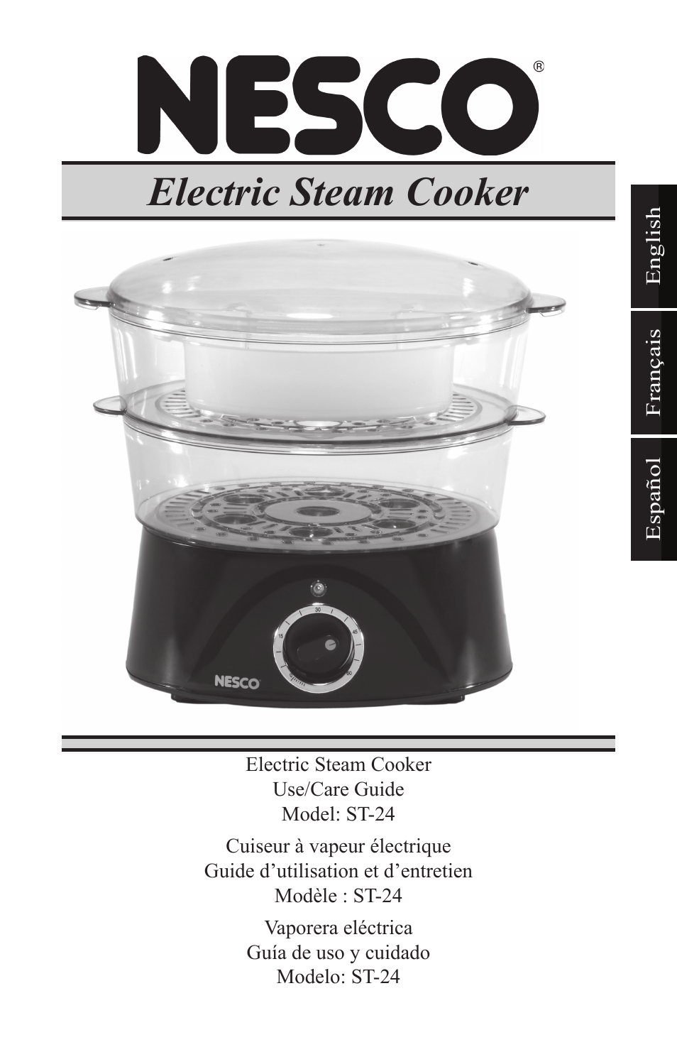 Nesco ST-24 User Manual | 28 pages