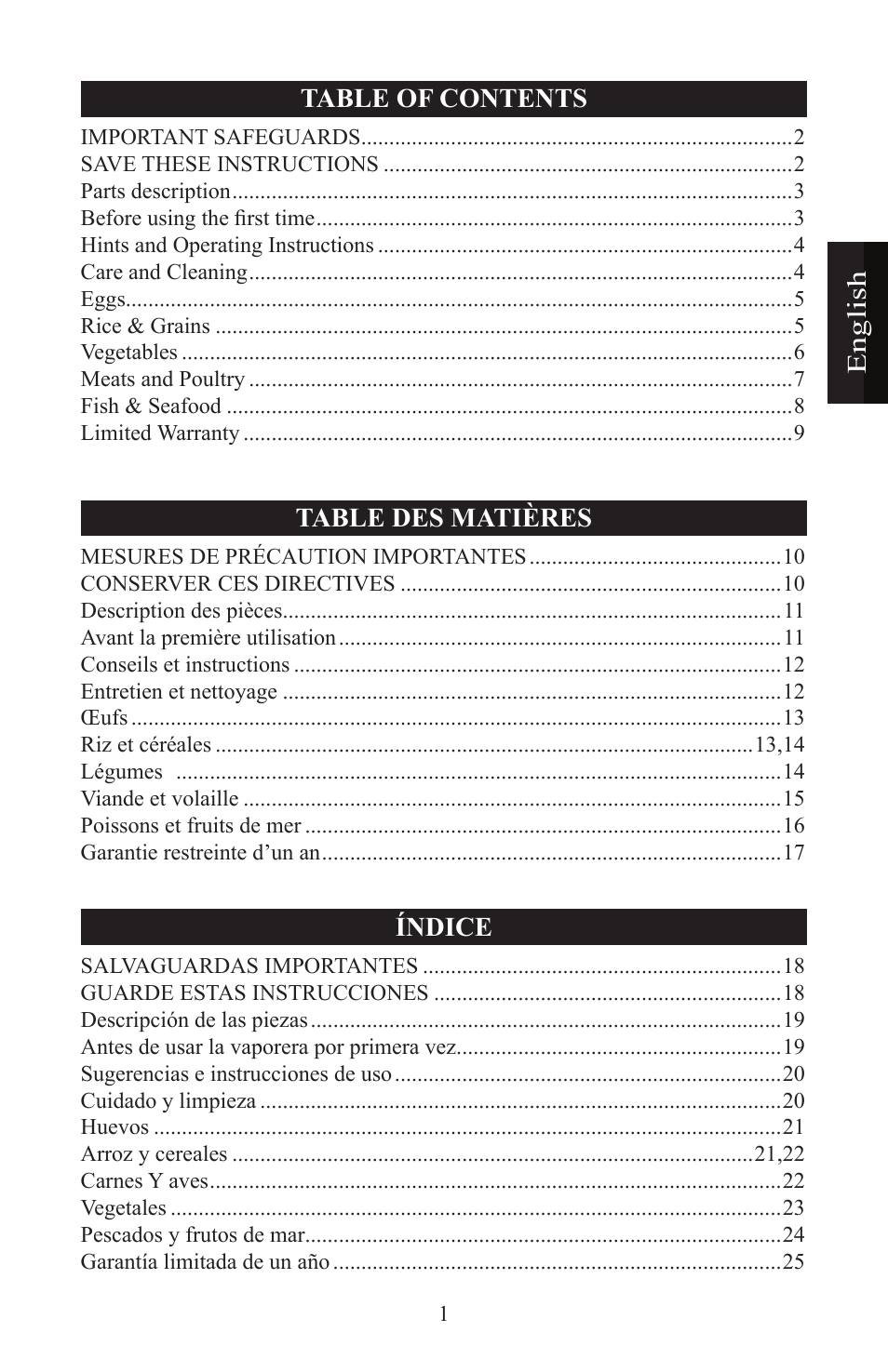 Nesco ST-24 User Manual | Page 2 / 28