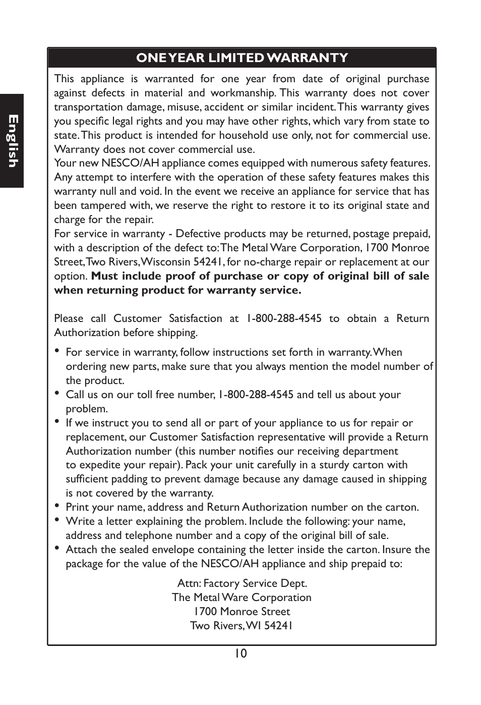Nesco JB-50 User Manual | Page 13 / 34