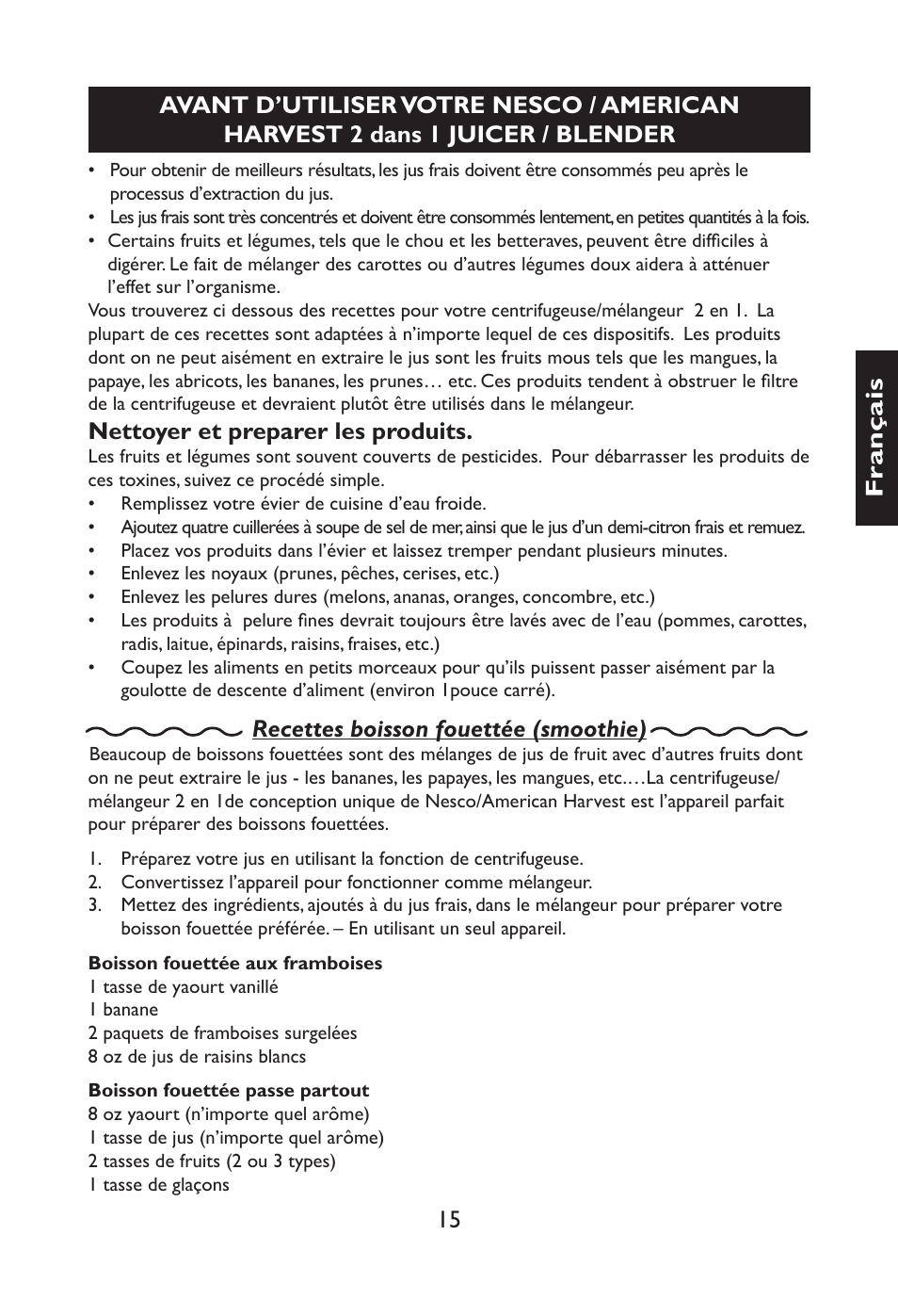 Nesco JB-50 User Manual | Page 18 / 34