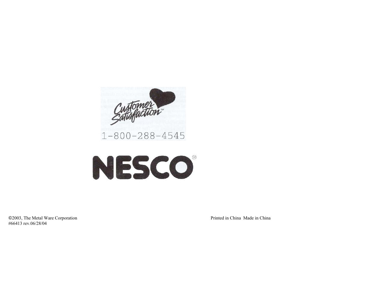 Nesco Convection Roaster Oven User Manual | Page 32 / 32