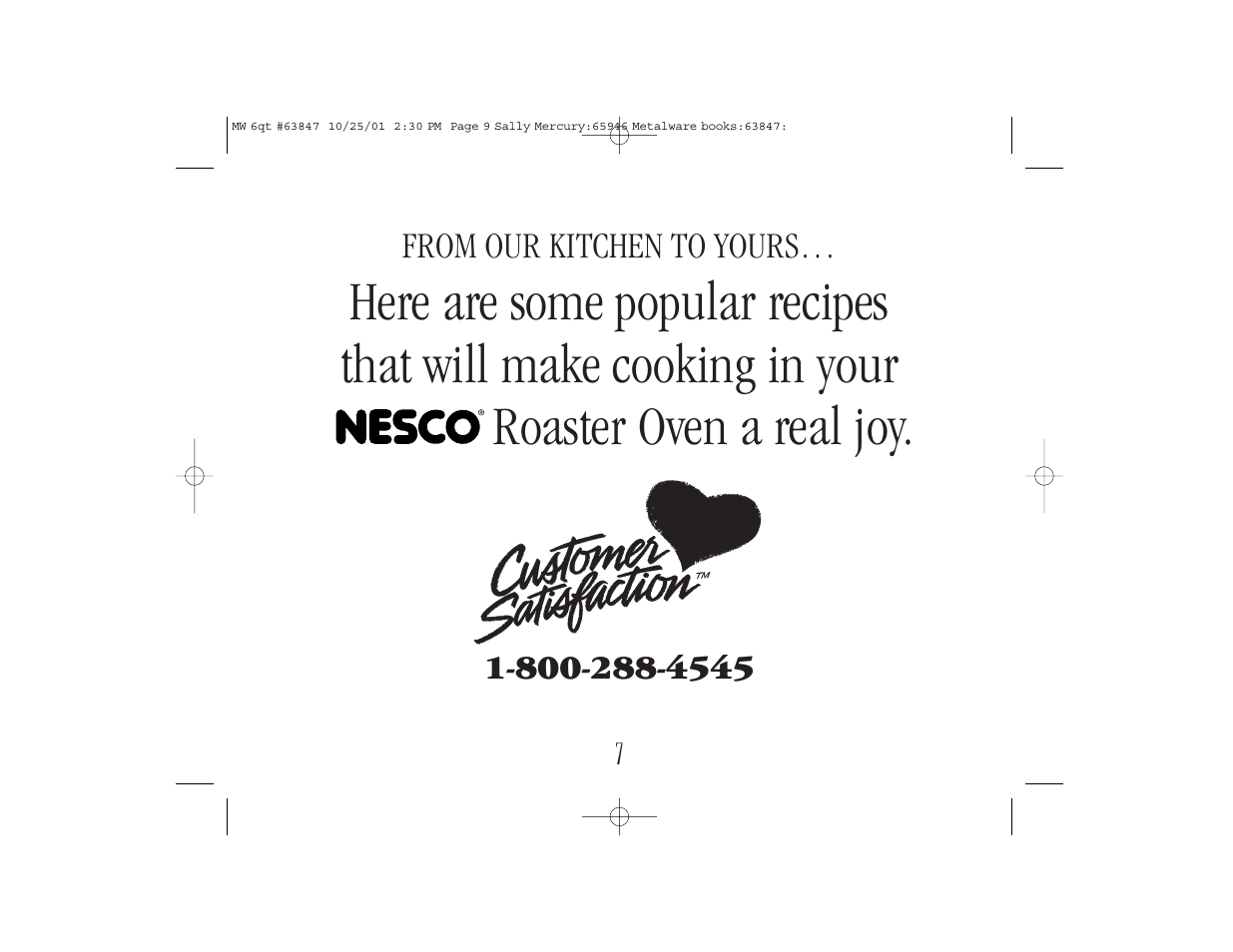 Nesco 6 Qt. Roaster Oven User Manual | Page 9 / 36