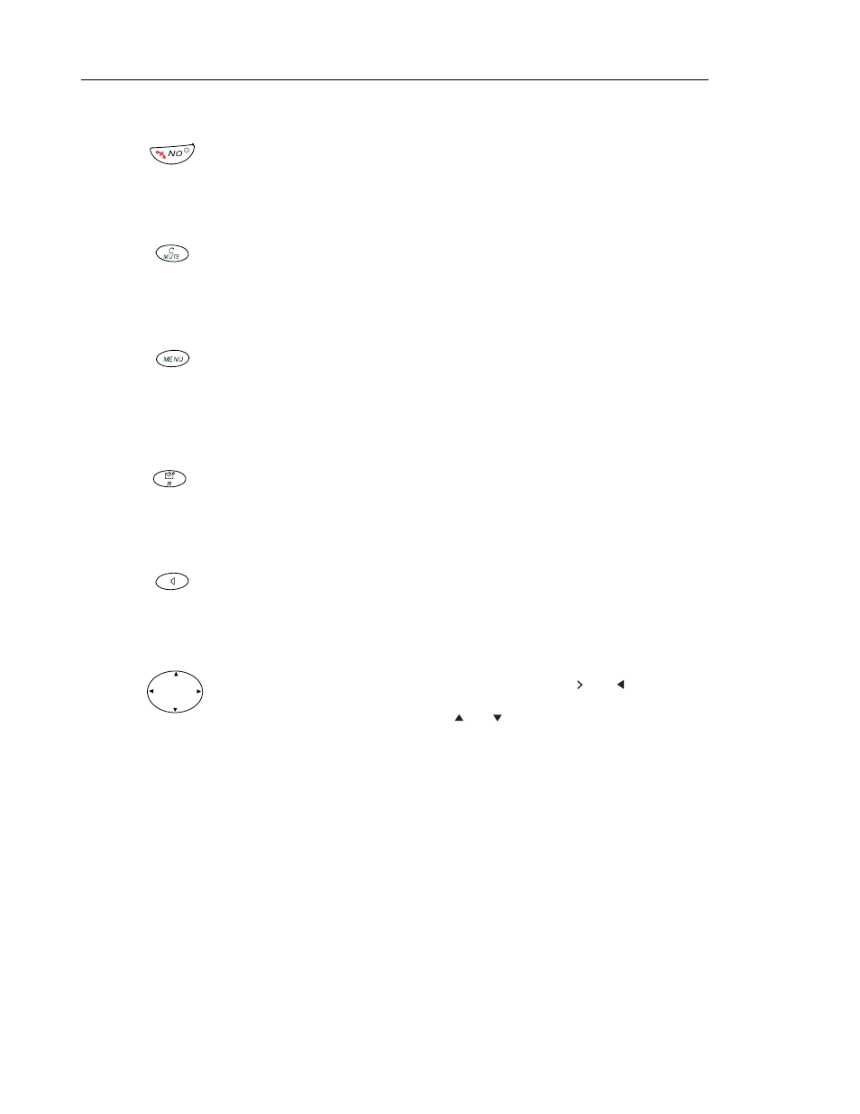 On hook, no, and on/off key, C (clear), and mute key, Menu key | R/message key, Handsfree key, Navigation key | Mitel 5602 User Manual | Page 14 / 41