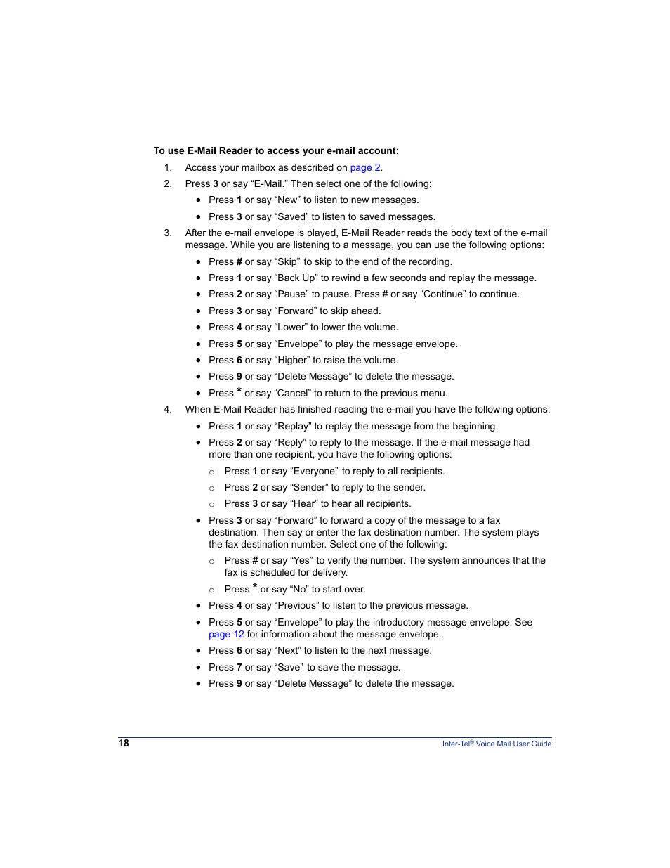 Mitel Inter-Tel 5000 User Manual | Page 24 / 32