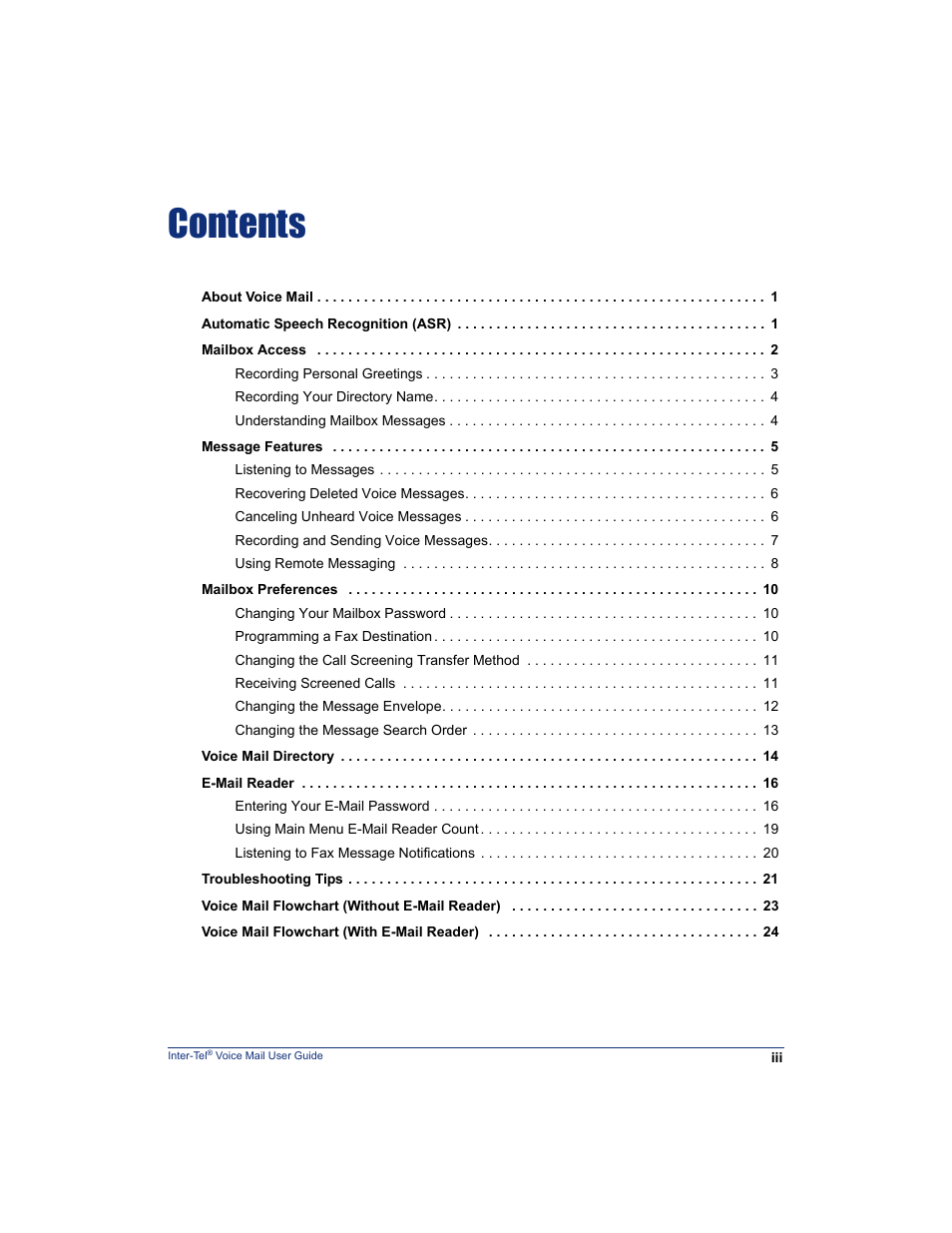 Mitel Inter-Tel 5000 User Manual | Page 5 / 32