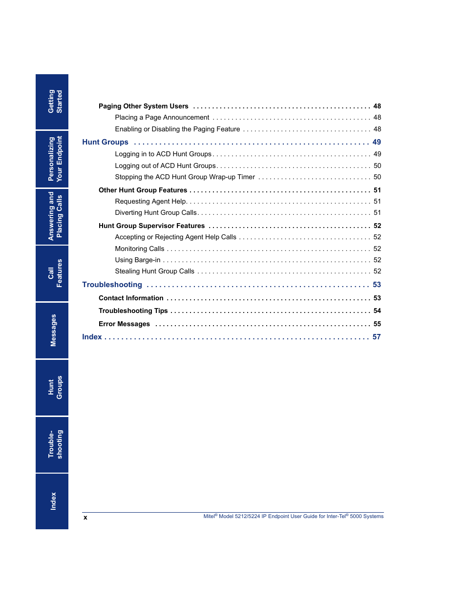 Mitel 5212 User Manual | Page 18 / 80