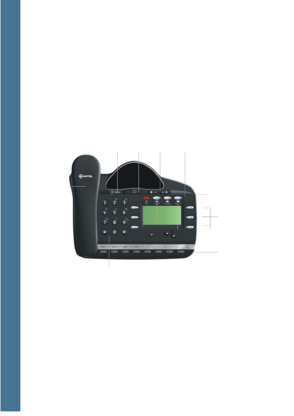 Introduction to your mitel 1000, Welcome, Mitel 1000 desk phone | Mitel ACCESSLINE 1000 User Manual | Page 3 / 8