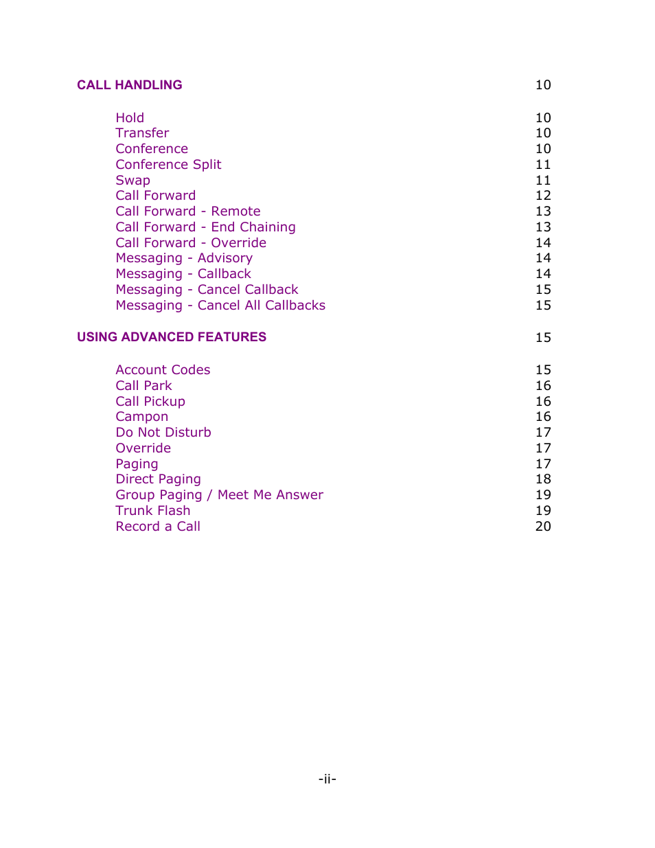 Mitel M7208N User Manual | Page 4 / 25