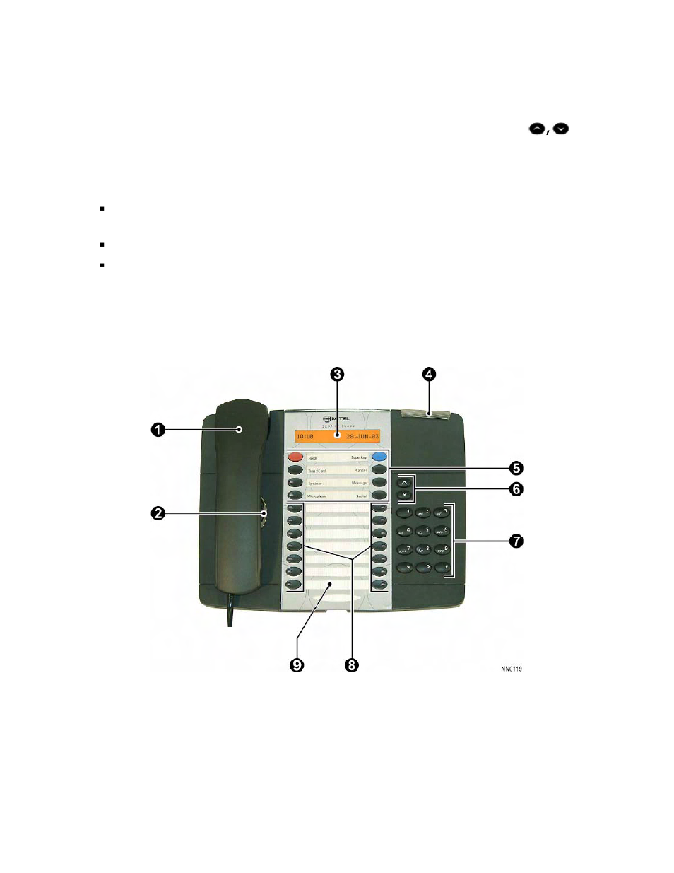 About your phone | Mitel 5207 User Manual | Page 5 / 26