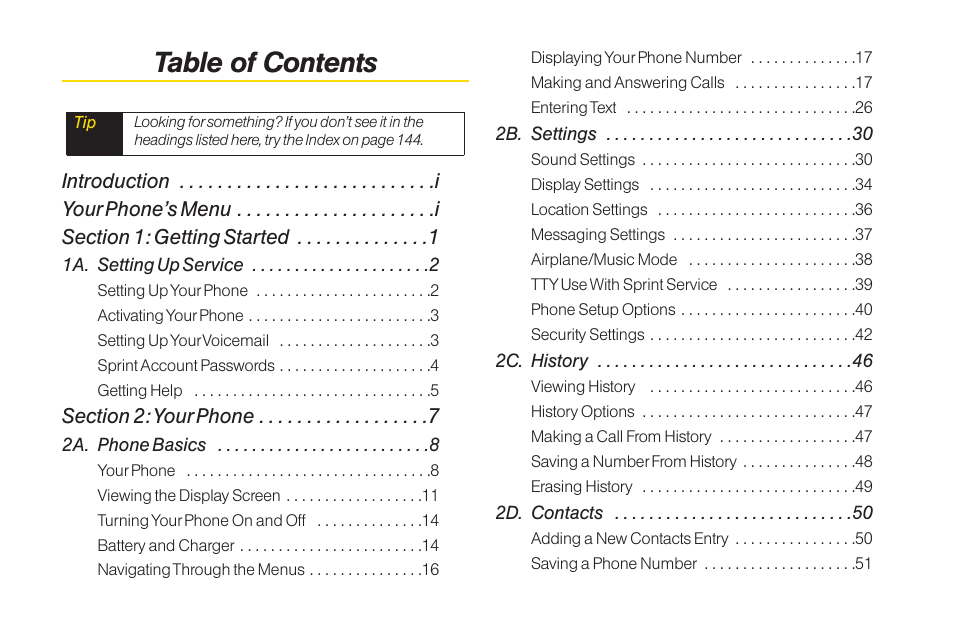 LG RUMOR LG260 User Manual | Page 3 / 160